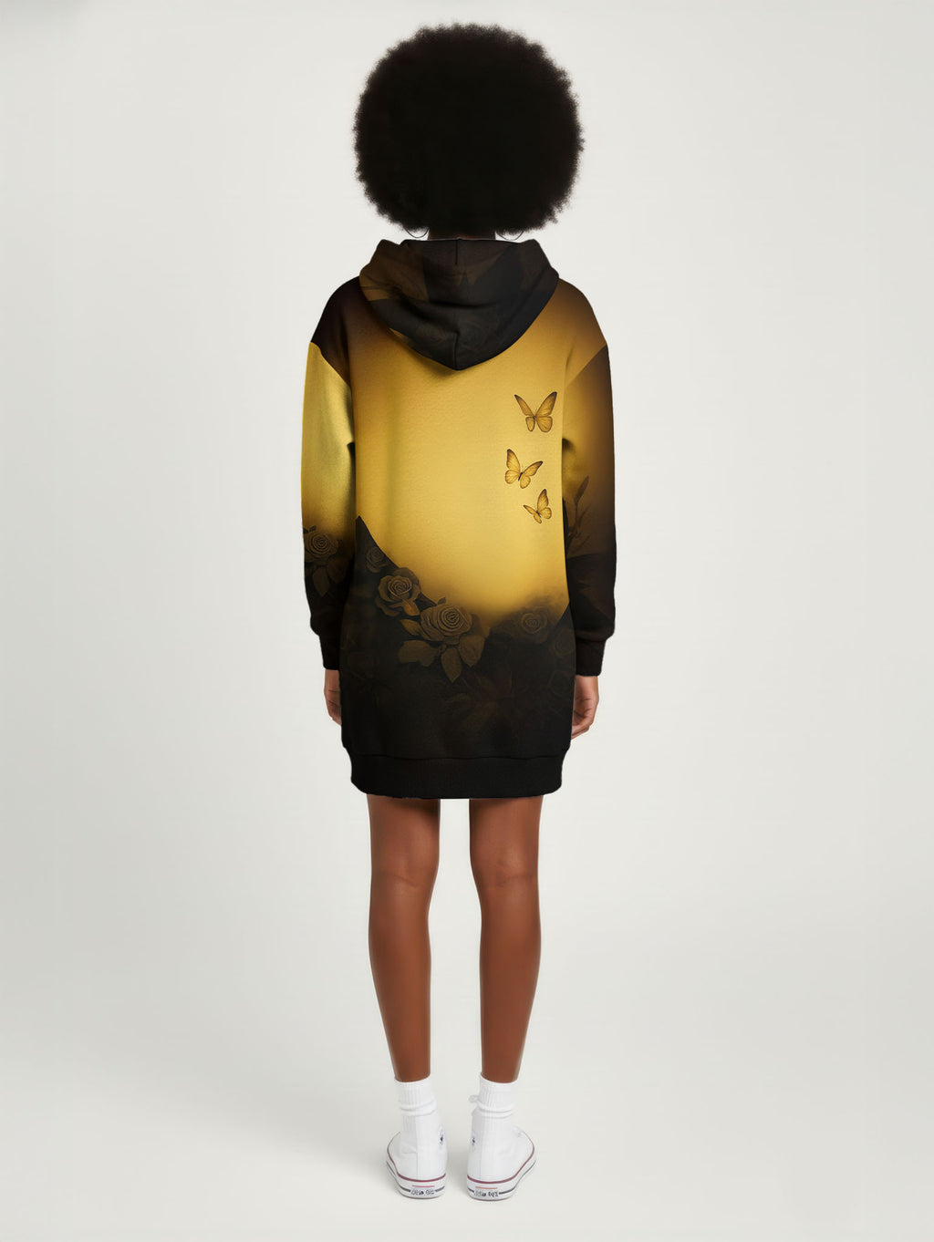 "Imani" Amber Hoodie Dress