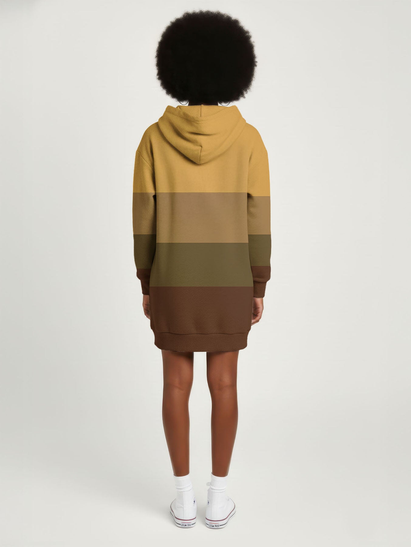 Black Excellence Hoodie Dress