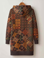 "Mkeka" Hoodie Dress