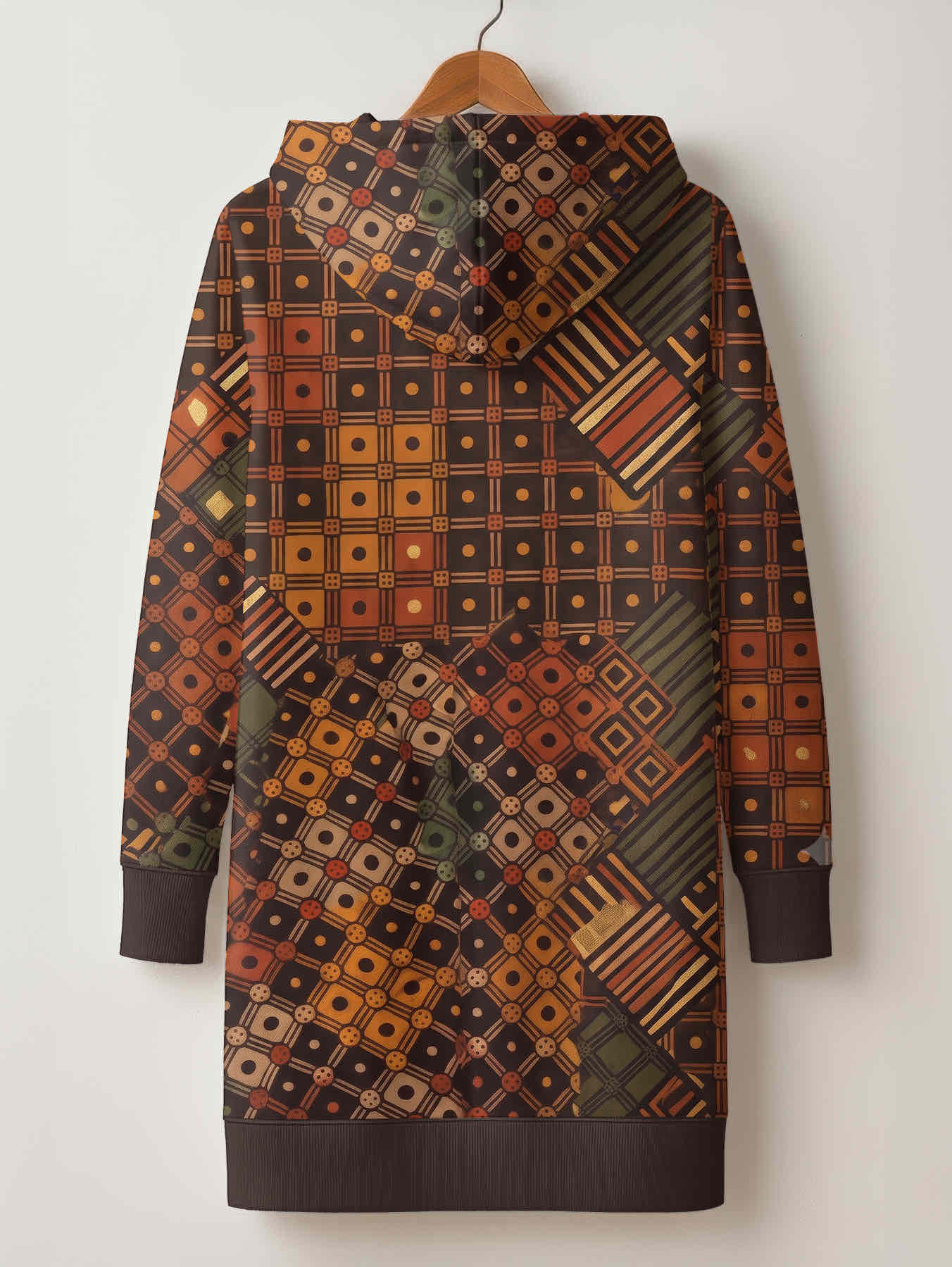 "Mkeka" Hoodie Dress