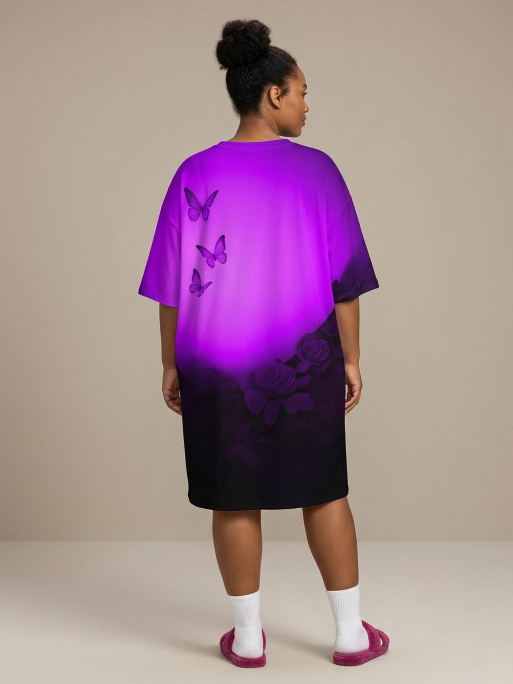 "Selah" Purple Sleep Tee