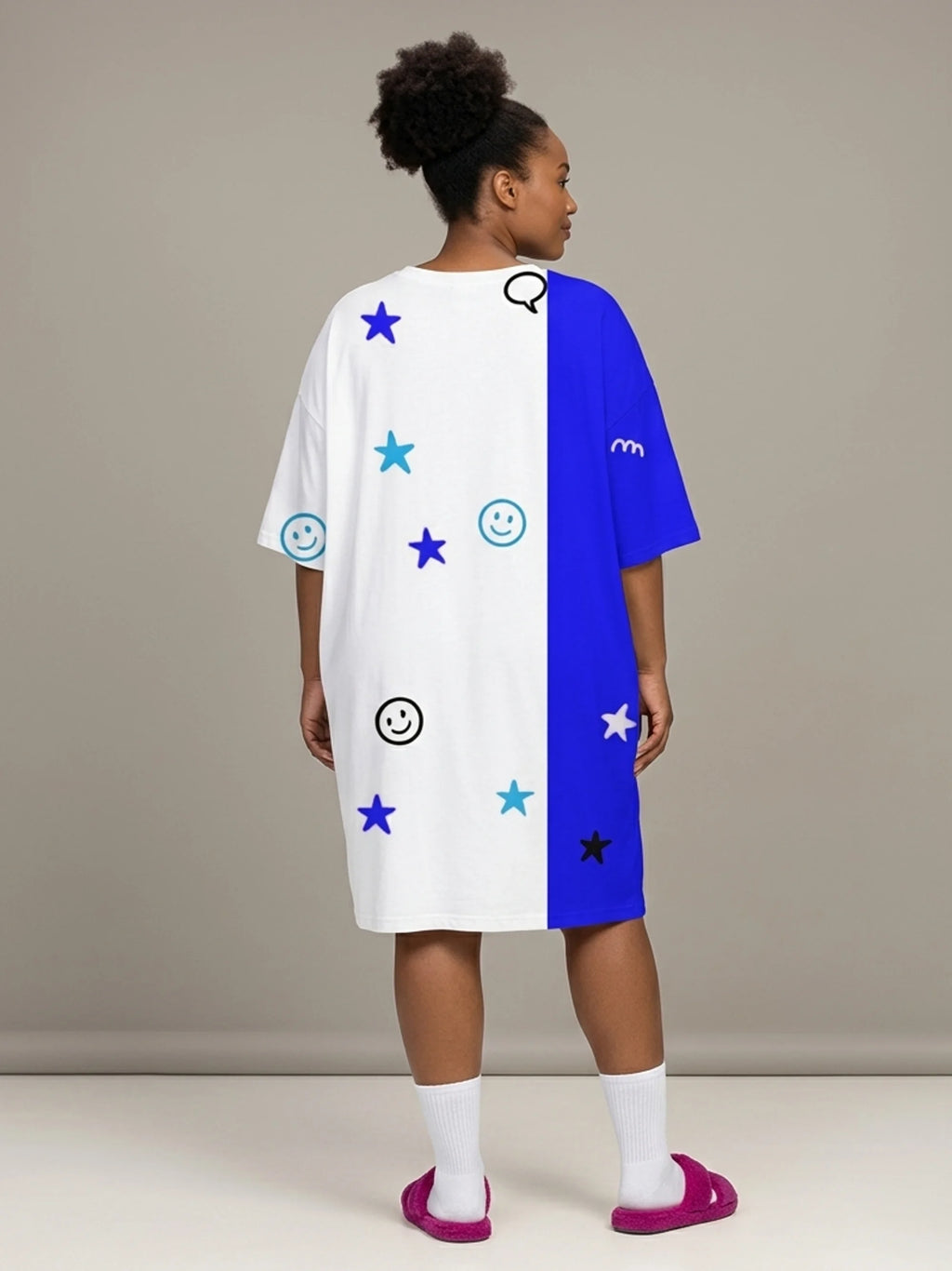 Feeling Blacknificient Blue Sleep Tee