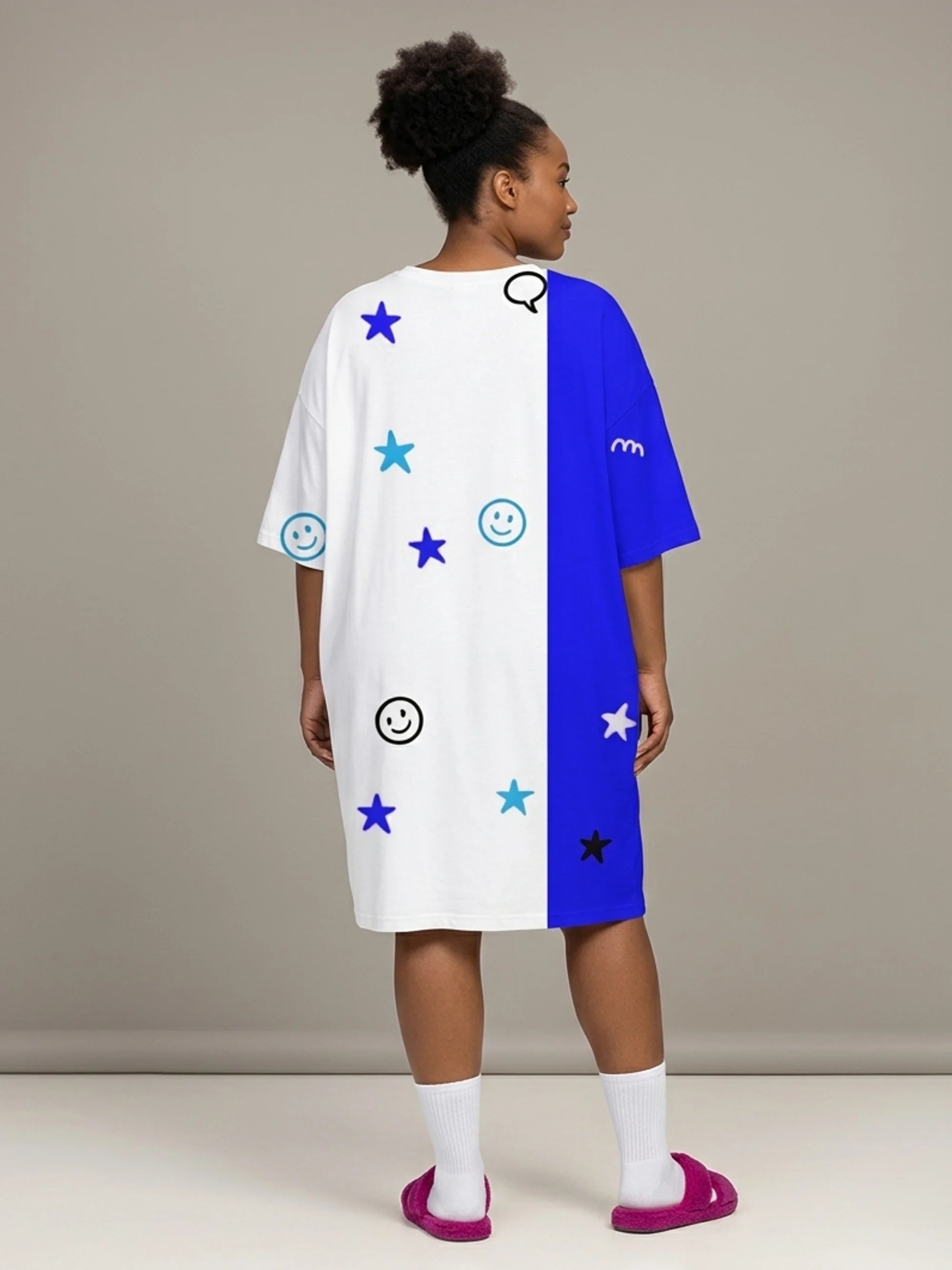 Feeling Blacknificient Blue Sleep Tee