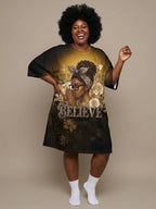 "Imani" Amber Sleep Tee