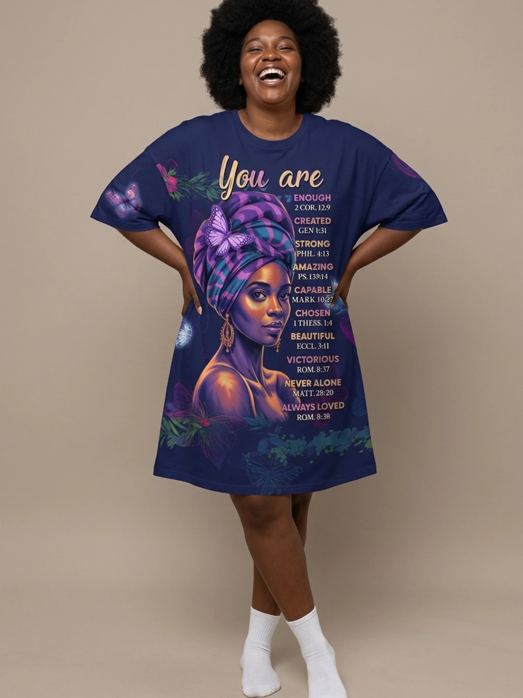 Blue Orchid Sleep Tee