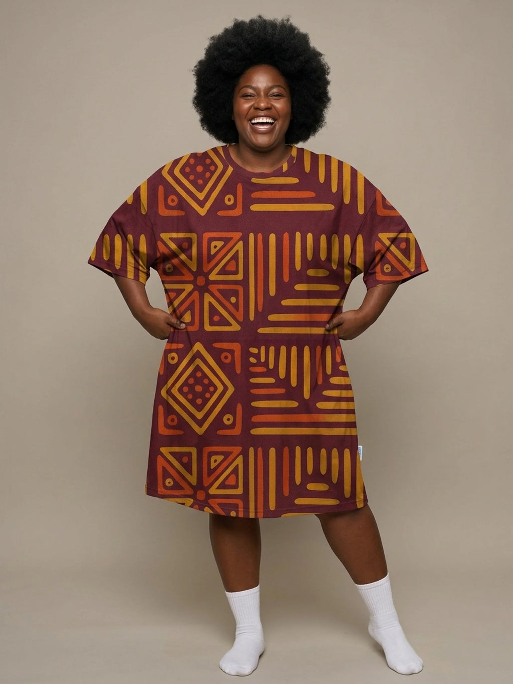Mudcloth Sleep Tee