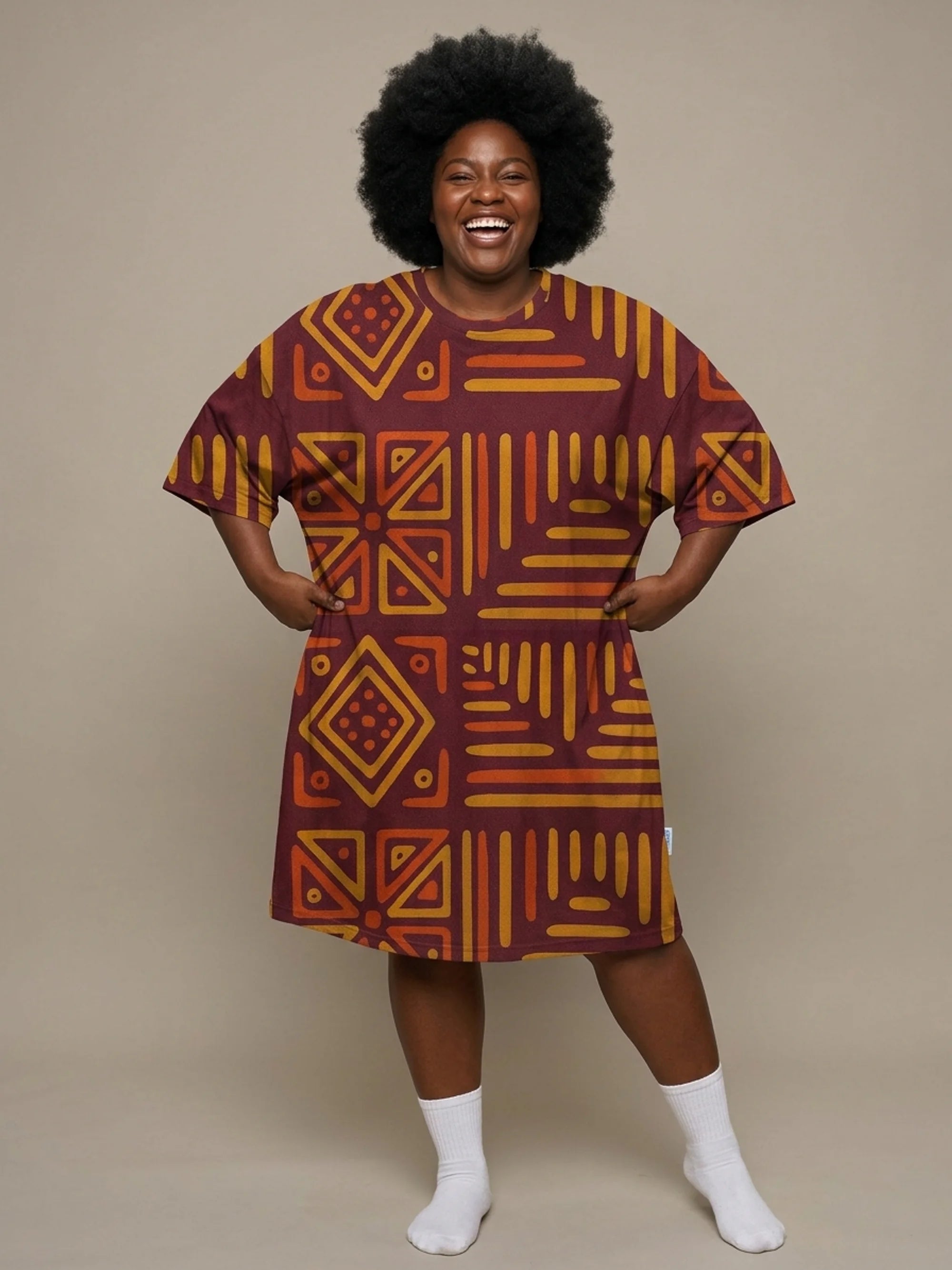 Mudcloth Sleep Tee