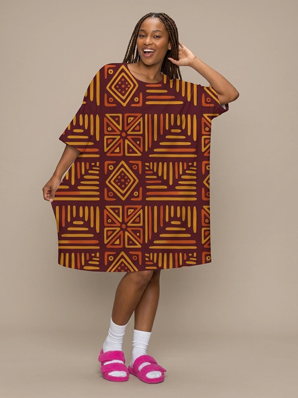 Mudcloth Sleep Tee