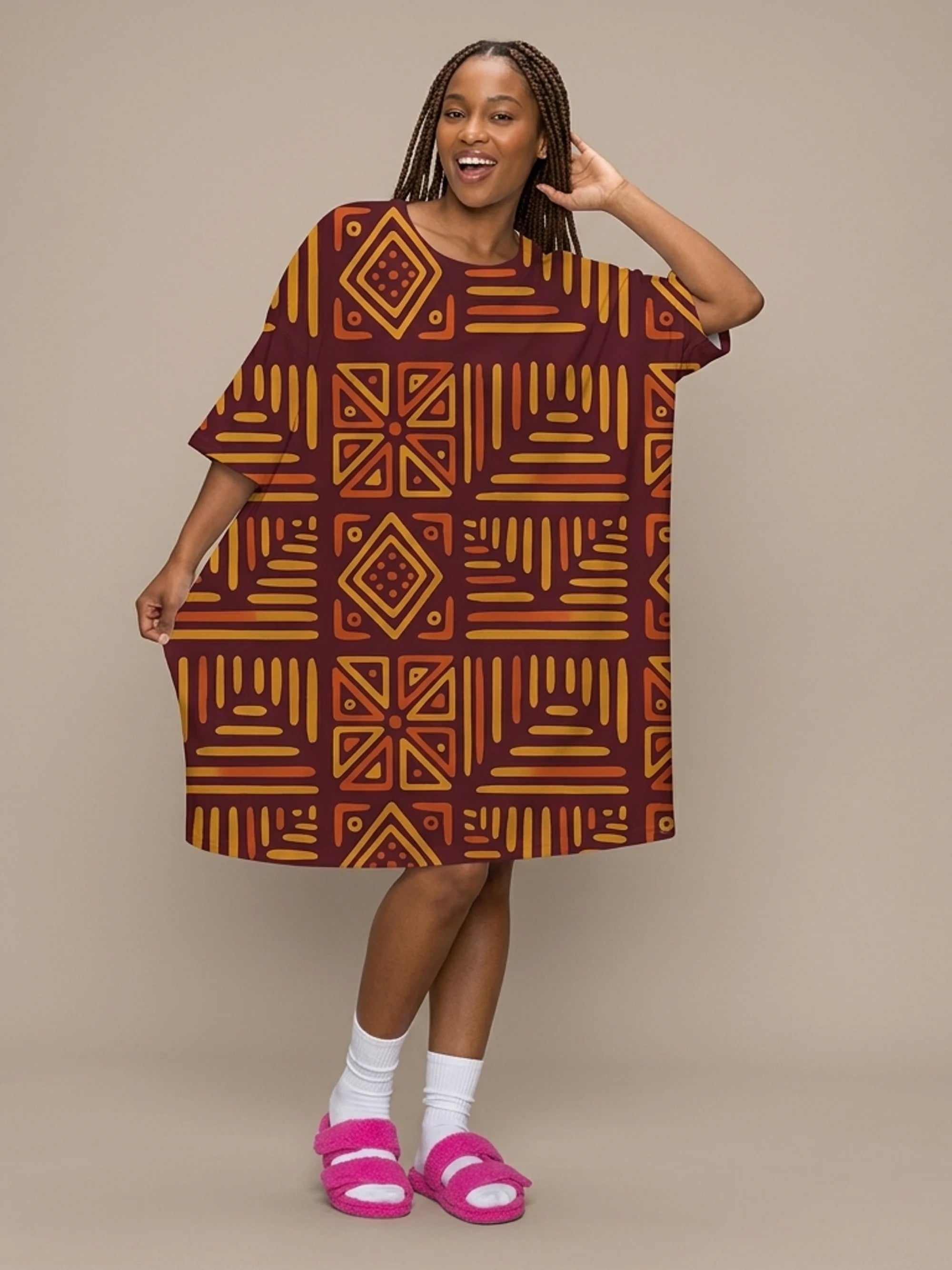 Mudcloth Sleep Tee
