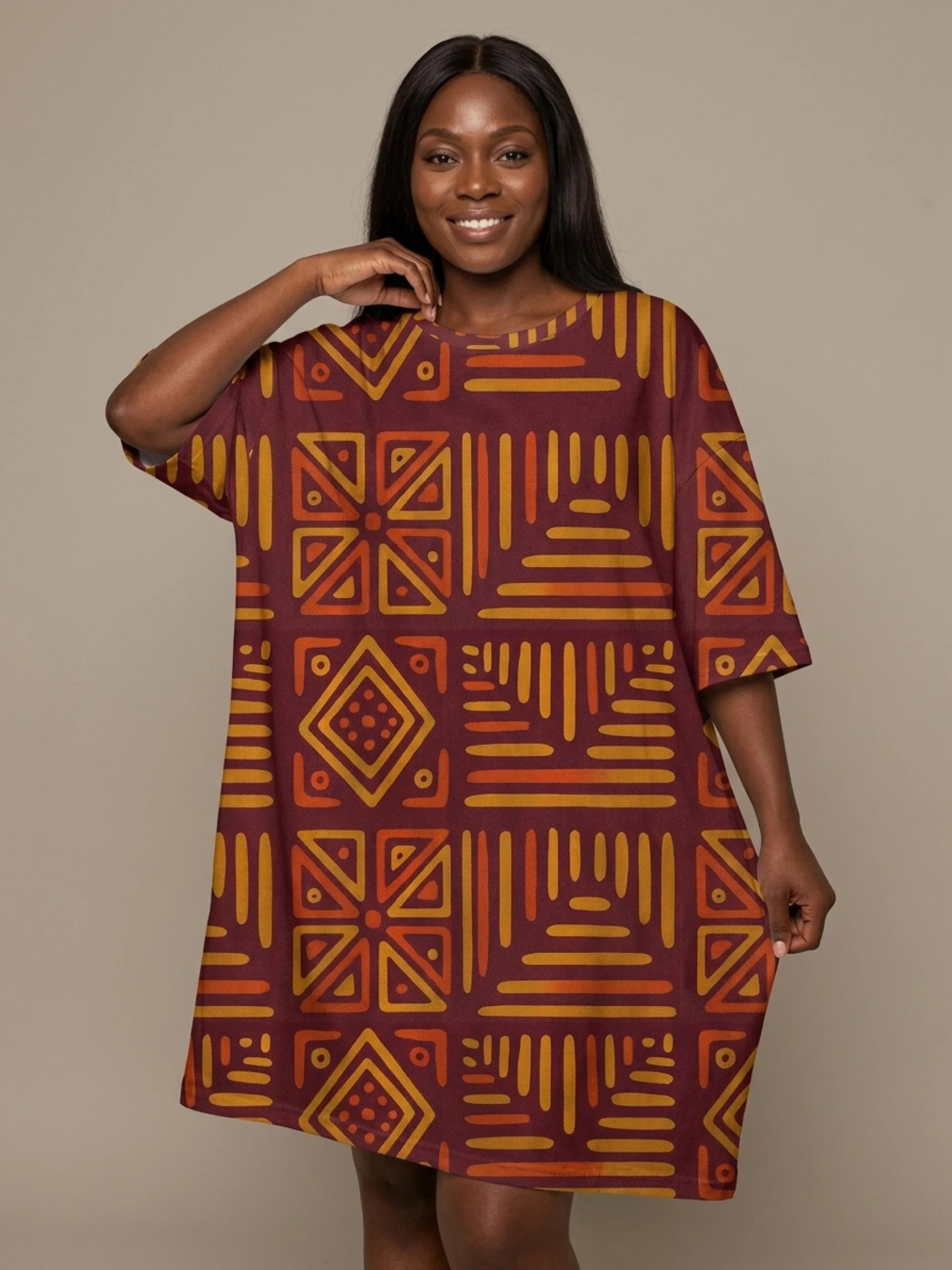 Mudcloth Sleep Tee