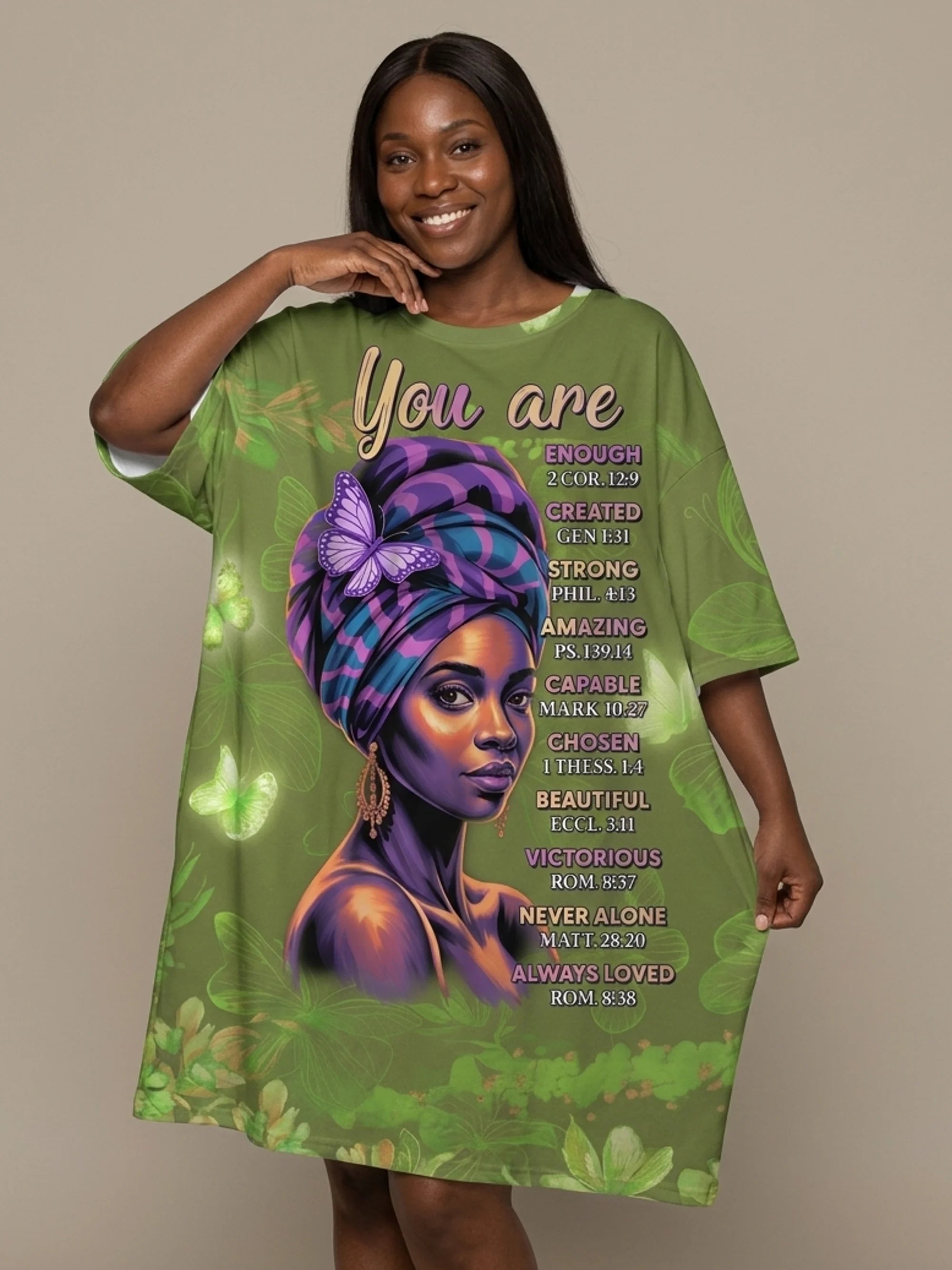 Green Orchid Sleep Tee