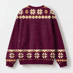 "Moderately" Christmas Sweatshirt — back view