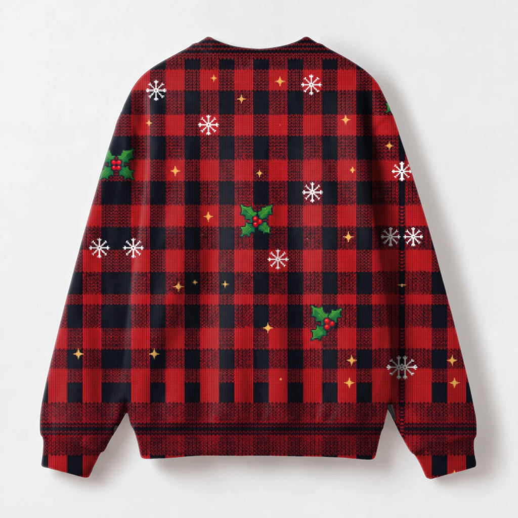 "Mom Break" Christmas Sweatshirt — back view