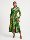 "Msitu" Long Sleeve Midaxi Dress