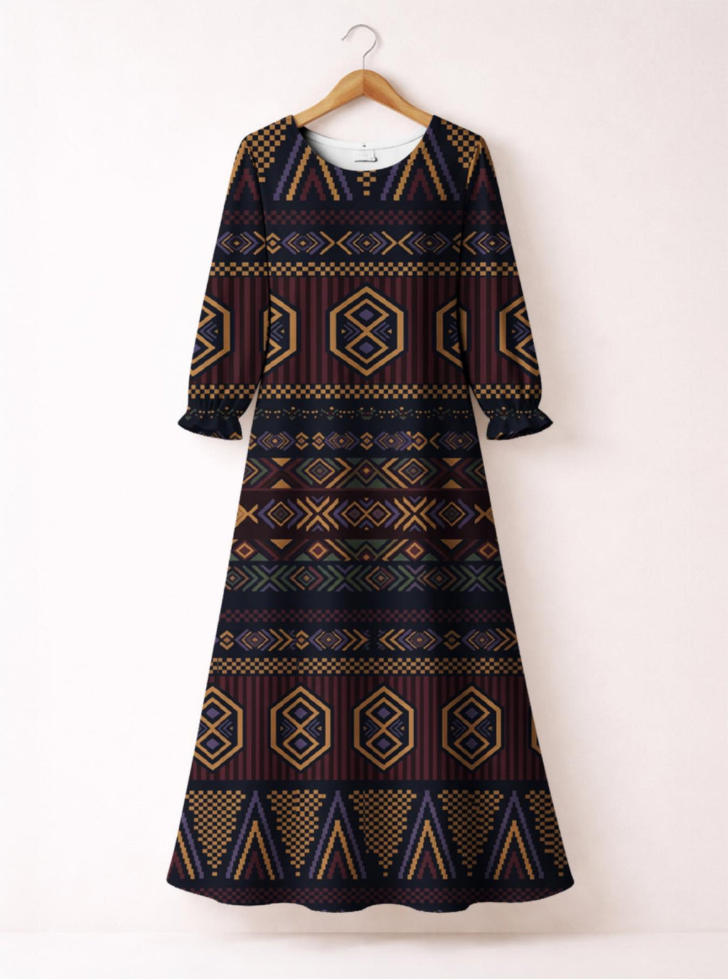 "Msuko" Long Sleeve Maxi Dress