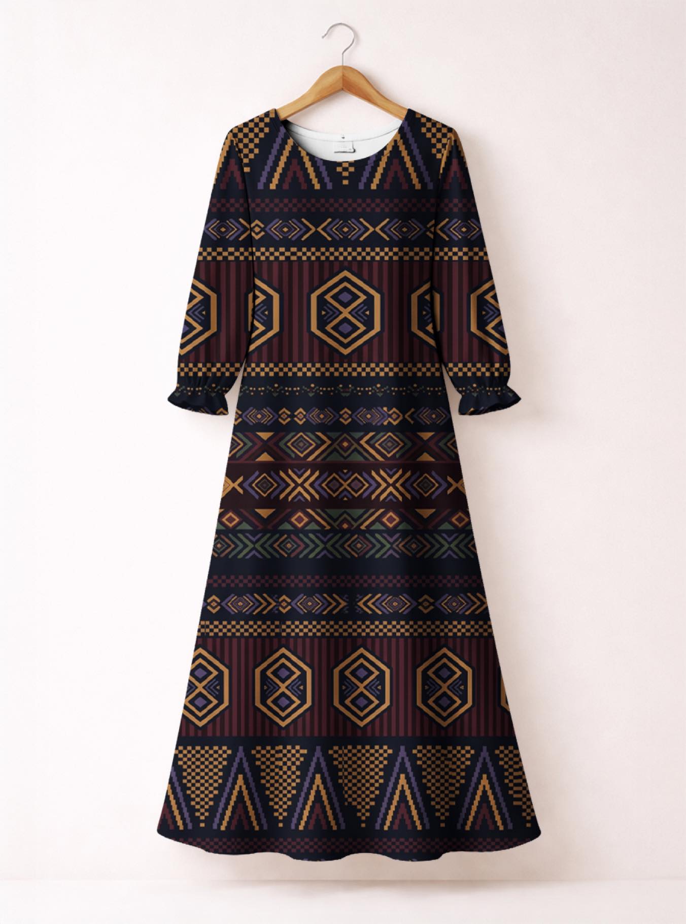 "Msuko" Long Sleeve Maxi Dress