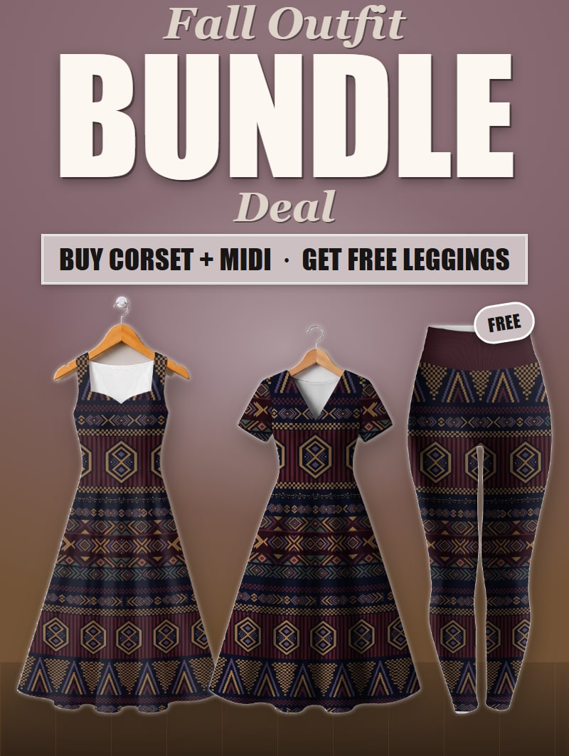 "Msuko" 2 Dresses + Free Leggings