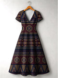 "Msuko" Short Sleeve Maxi Dress
