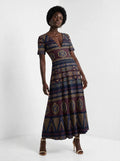 "Msuko" Short Sleeve Maxi Dress