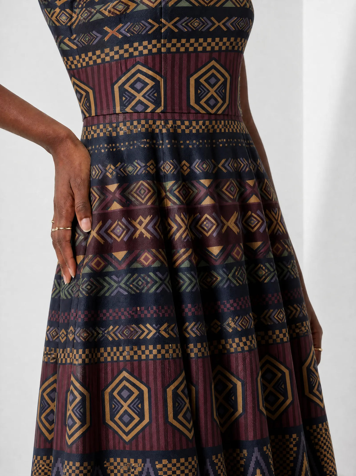 "Msuko" Short Sleeve Maxi Dress — back