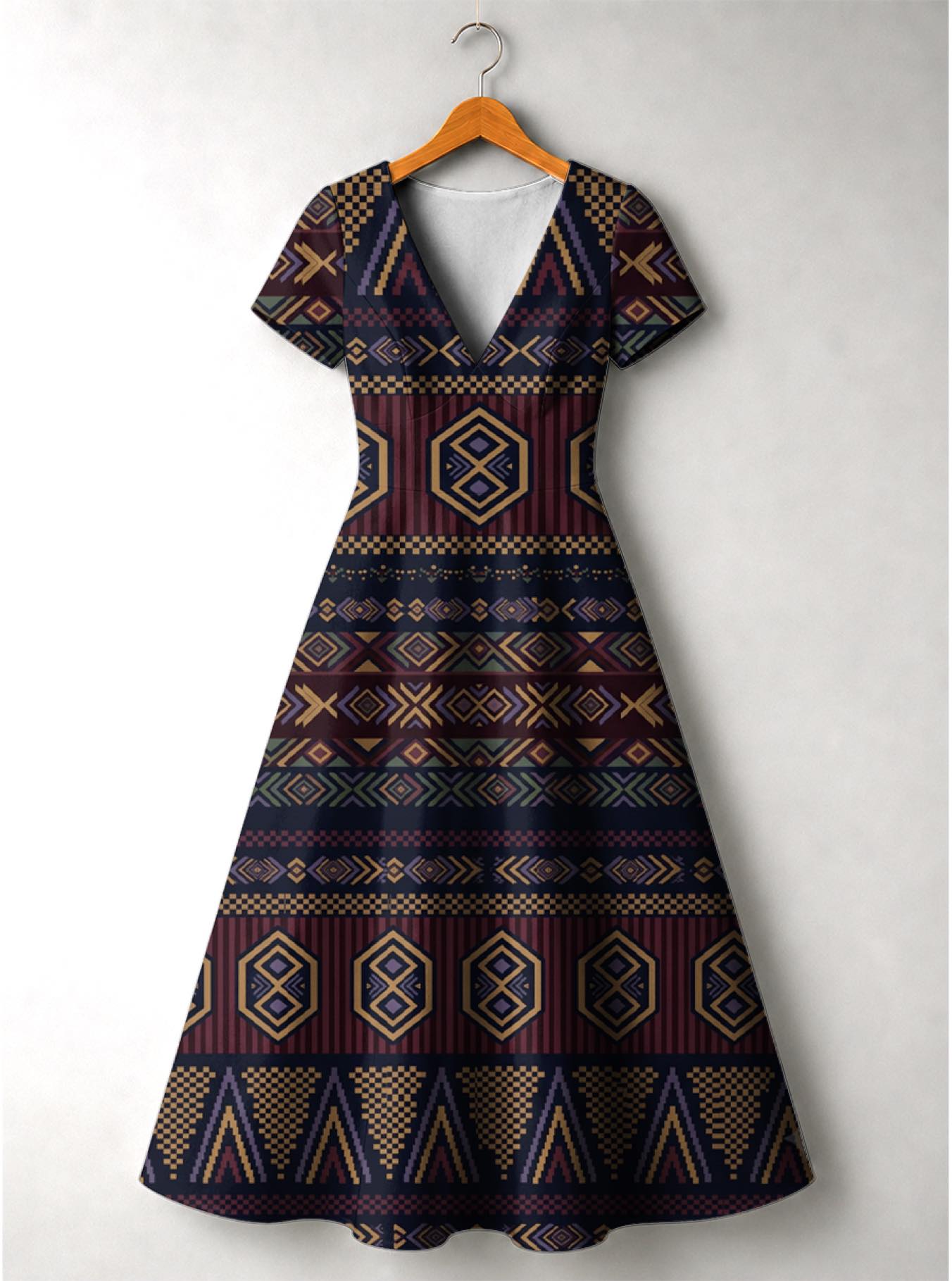 "Msuko" Short Sleeve Maxi Dress Promo