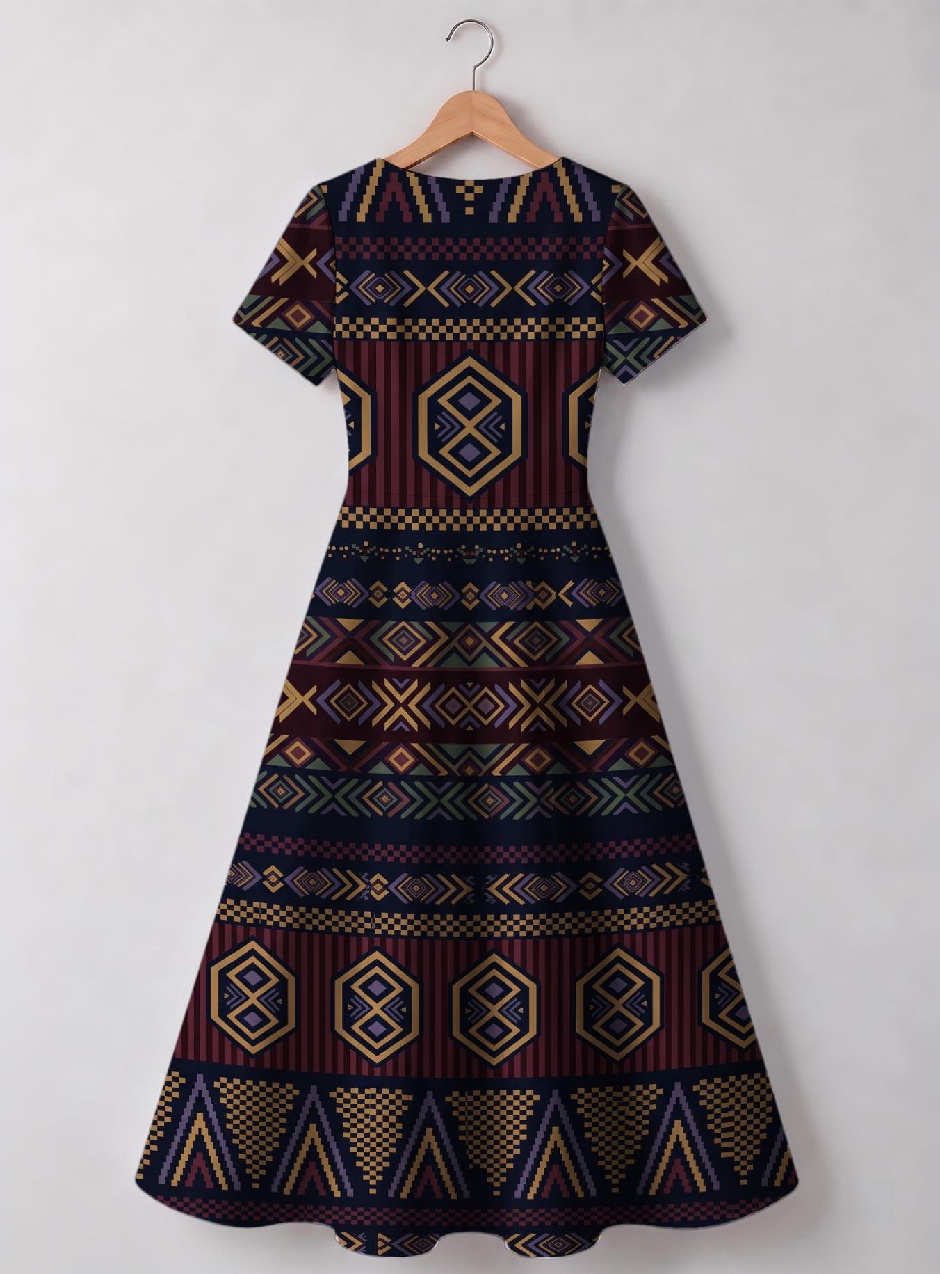 "Msuko" V Neck Midi Dress Promo