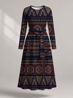 "Msuko" Long Sleeve Midaxi Dress