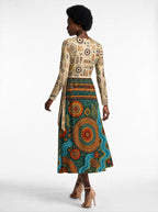 "Mto" Viscose Midi Dress Promo