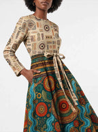 "Mto" Viscose Midi Dress Promo