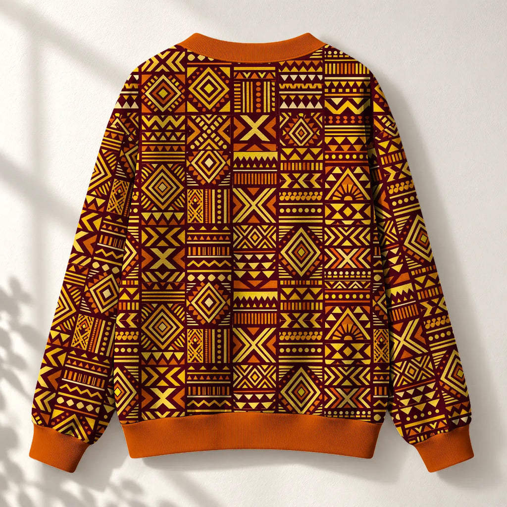 "Mudcloth" Cardigan — back view