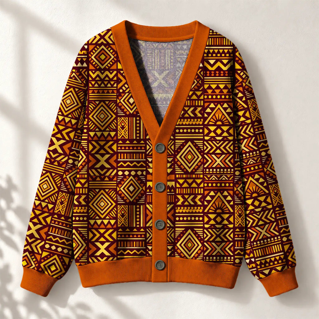"Mudcloth" Cardigan — front view