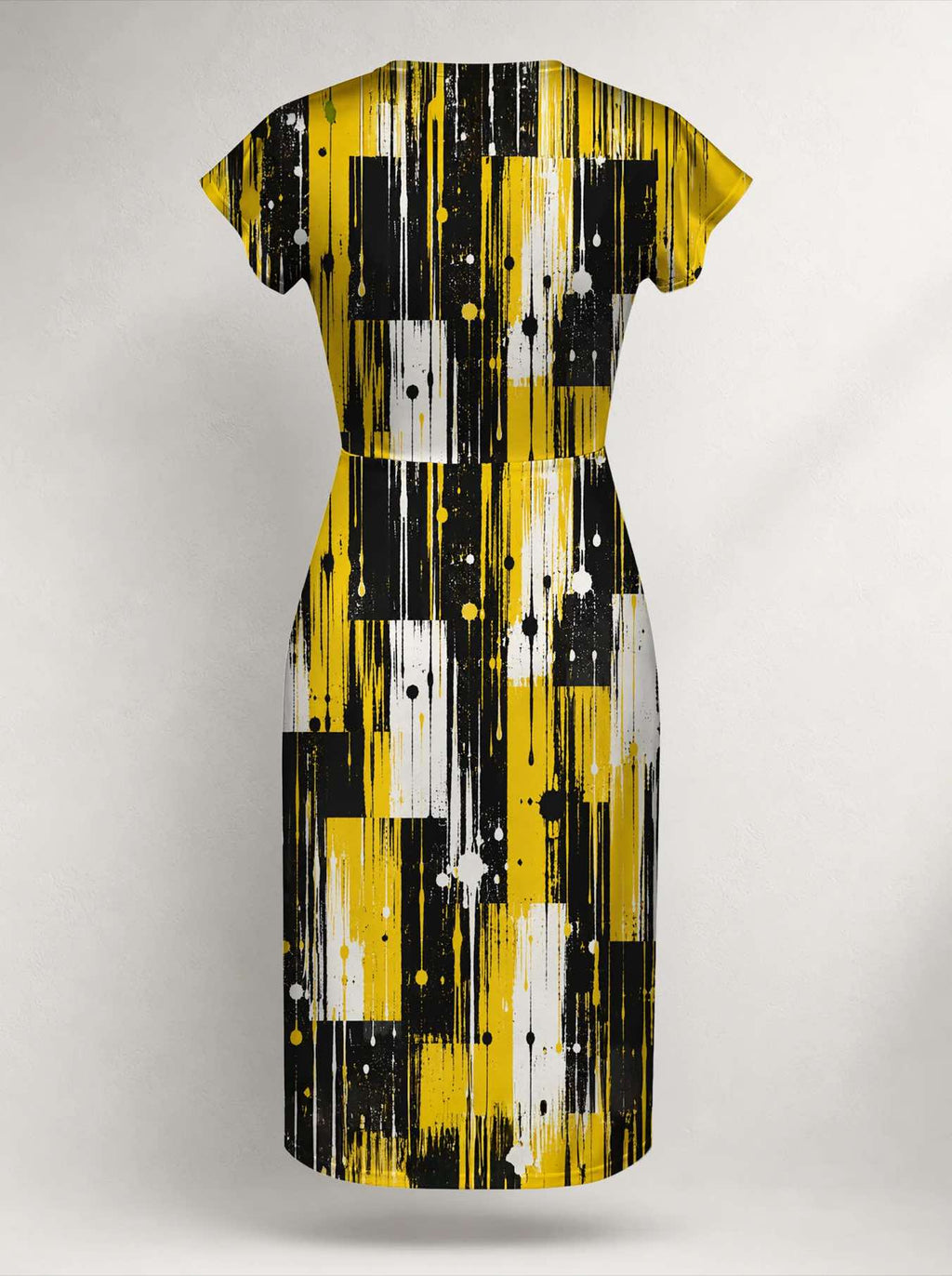 "Mvua" Cap Sleeve Midi Dress Promo