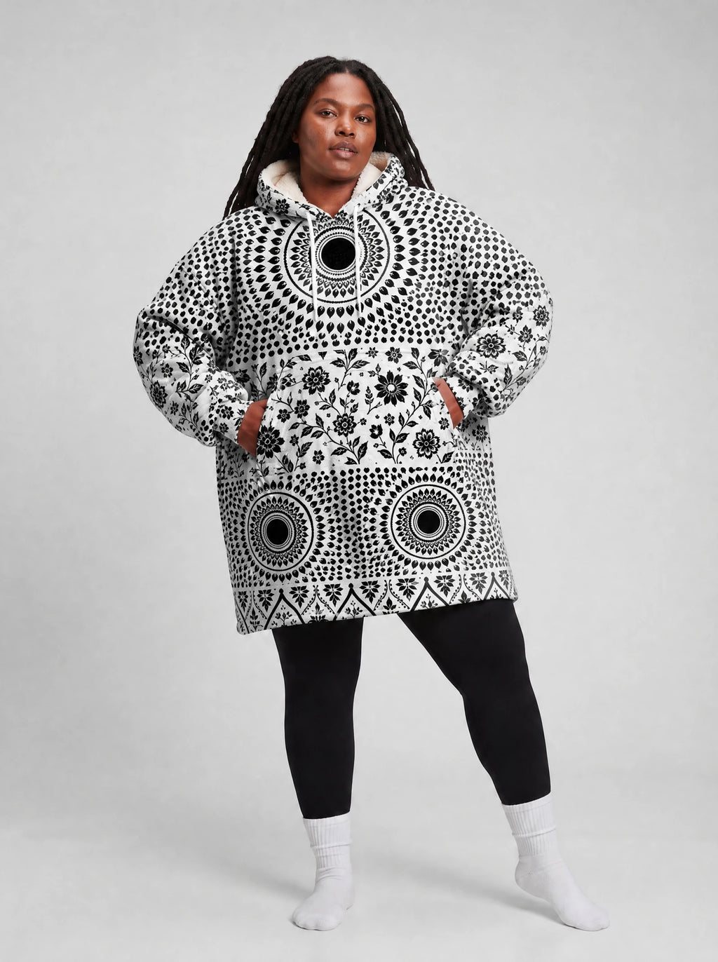 "Mwanga" Blanket Hoodie — front