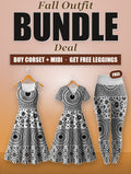 "Mwanga" 2 Dresses + Free Leggings