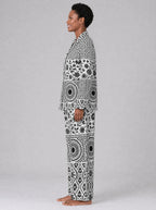"Mwanga" Pajama Set — side view on model