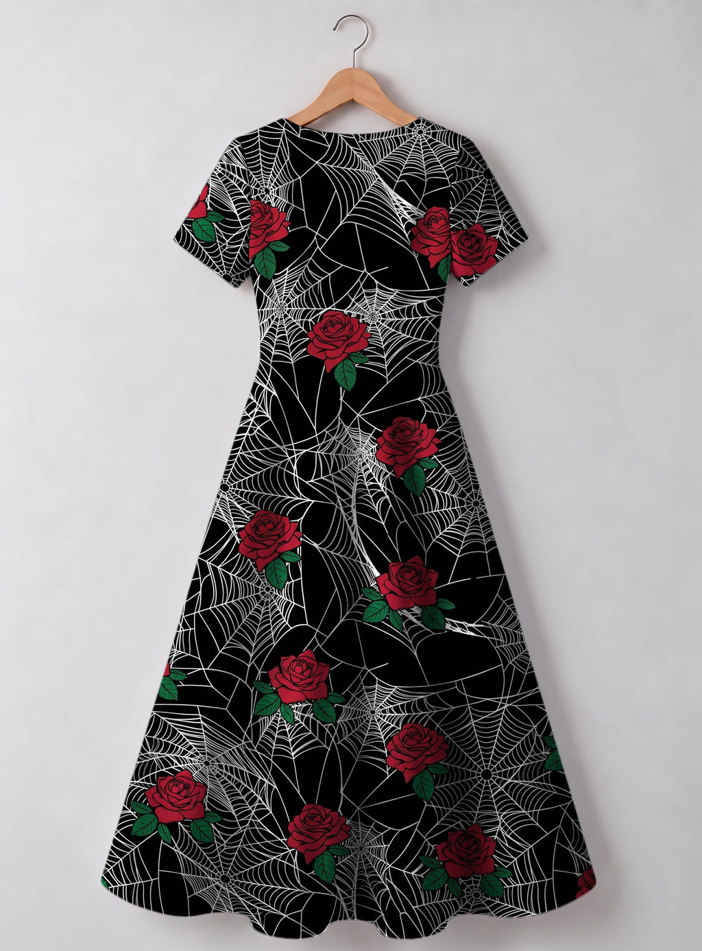 "Mwiba" Halloween Sweetheart Midi Dress