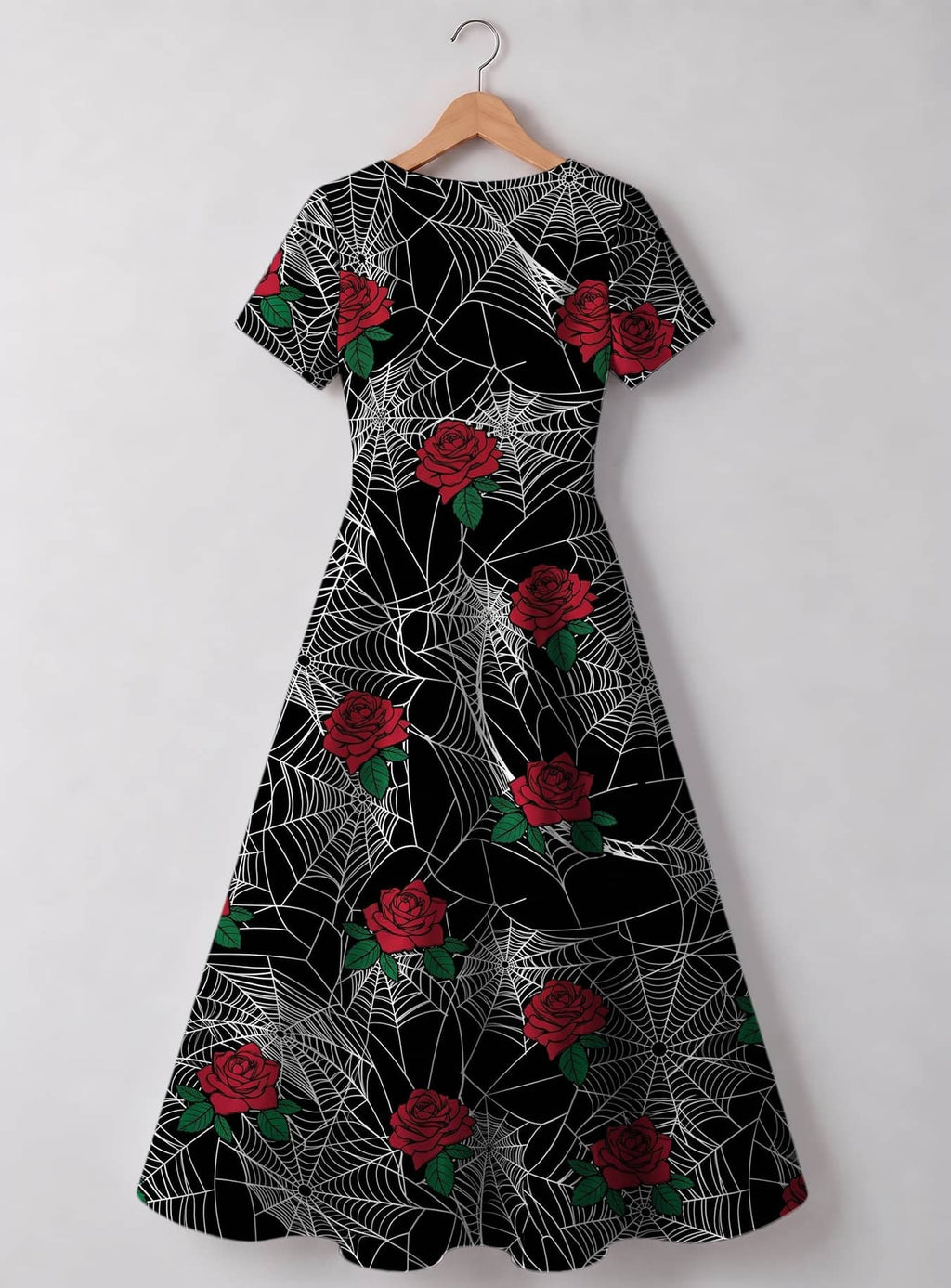 "Mwiba" Halloween Sweetheart Midi Dress