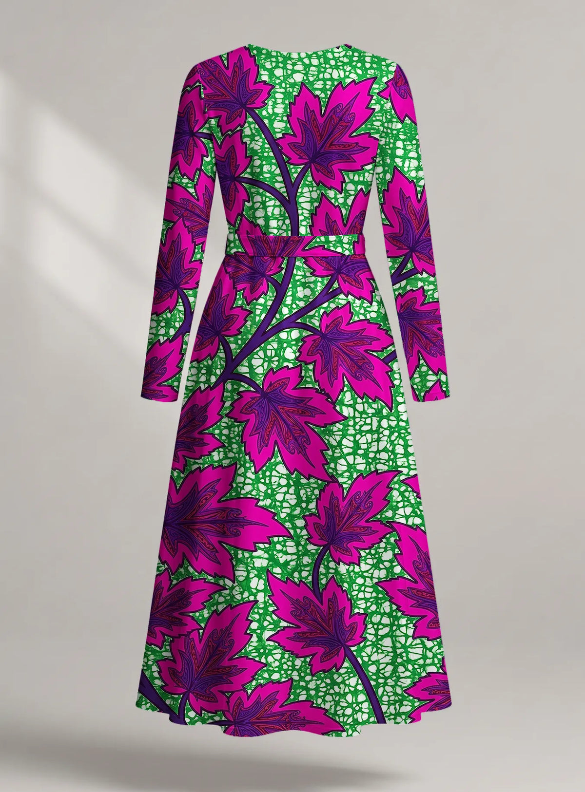 "Mzabibu" Long Sleeve Midaxi Dress