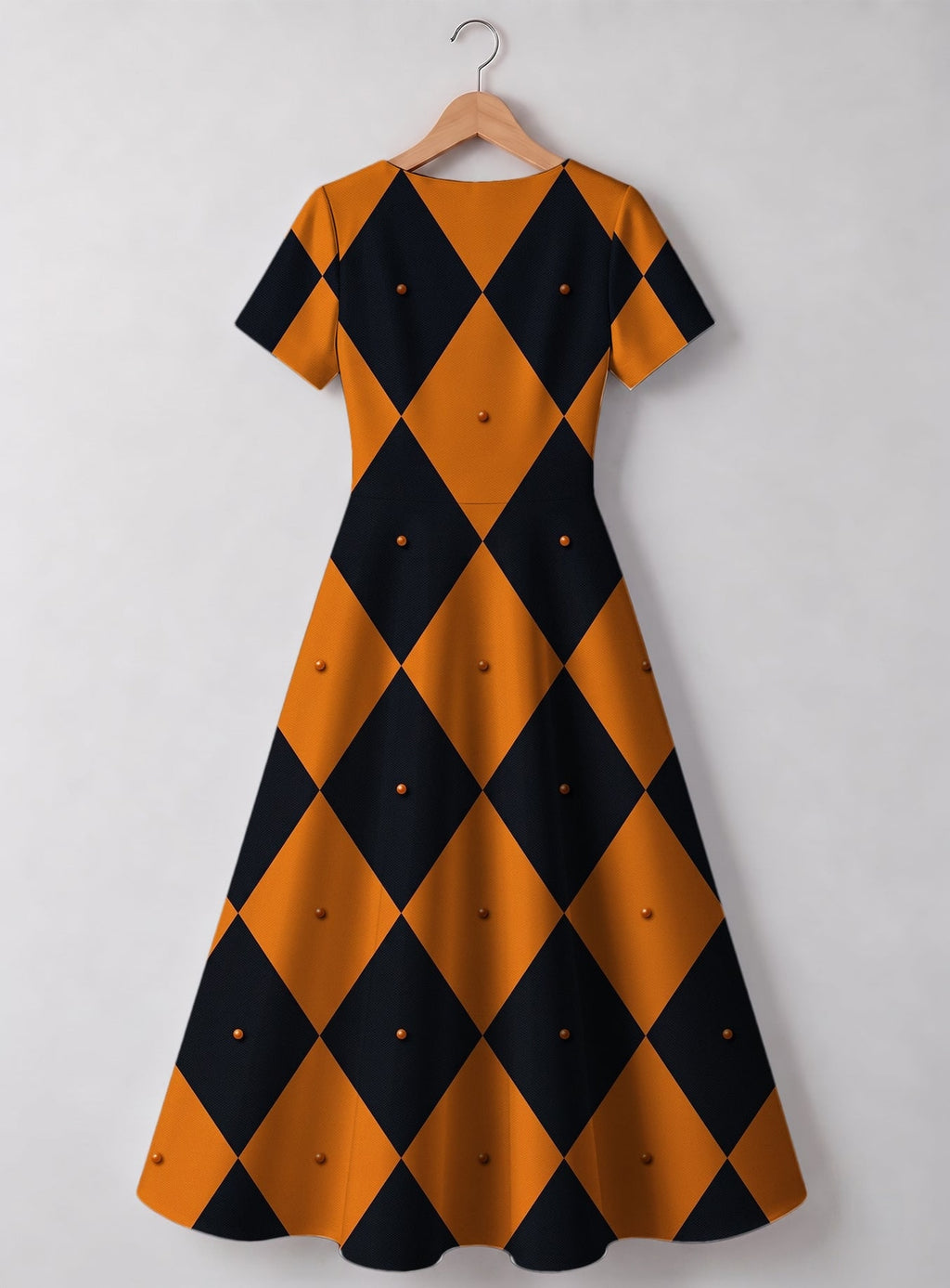 "Mzaha" Halloween Sweetheart Midi Dress