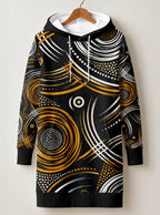 "Mzunguko" Hoodie Dress — front flat