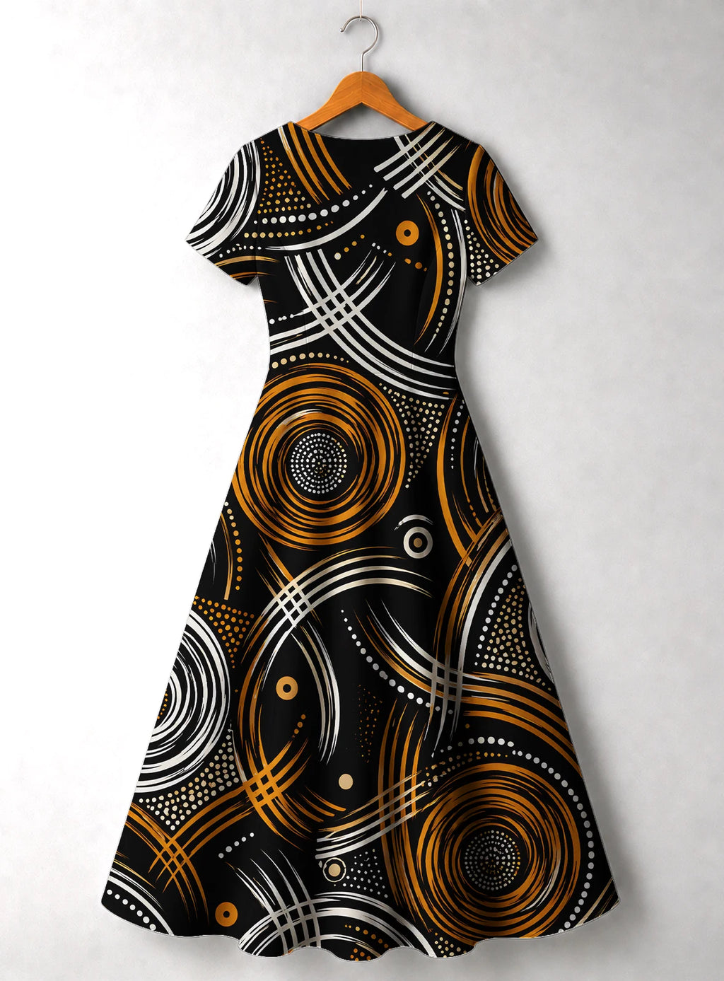 "Mzunguko" V Neck Midi Dress Promo
