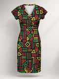 "Nairobi" Cap Sleeve Midi Dress Promo