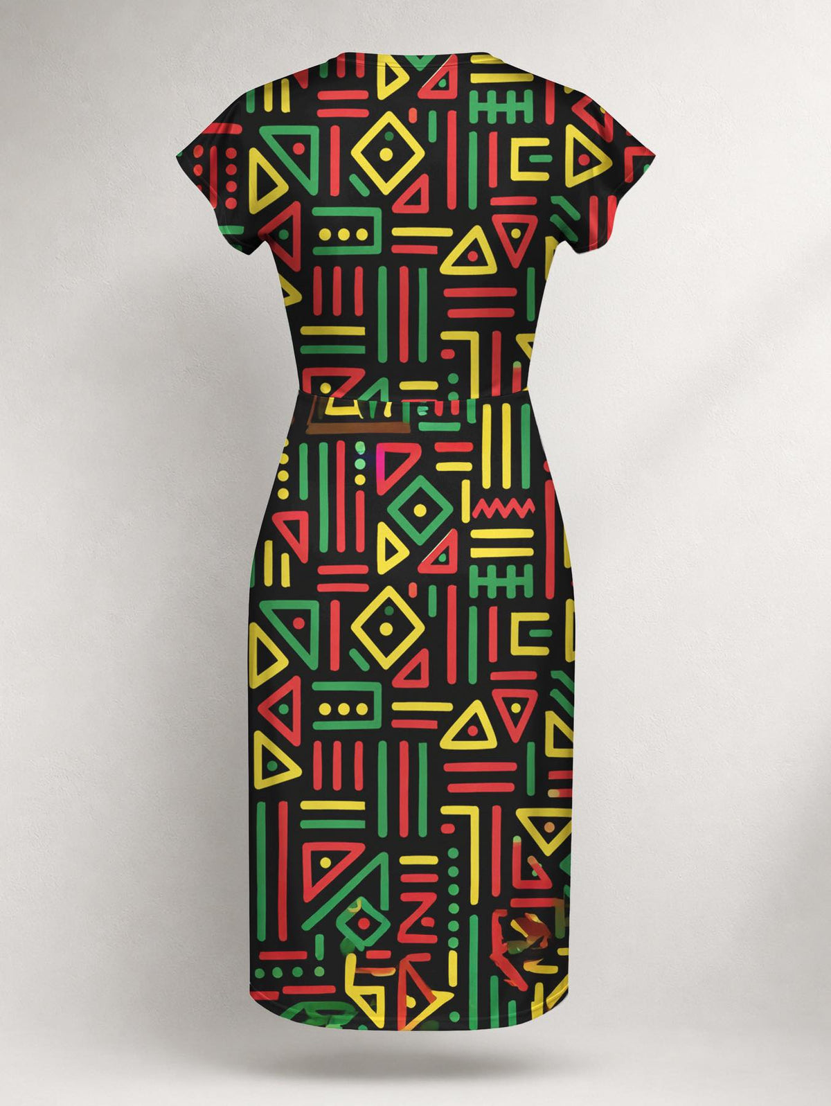"Nairobi" Cap Sleeve Midi Dress Promo
