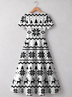 "Nakshi" Sweetheart Midi Dress