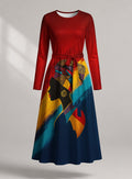 "Nala" Viscose Midi Dress