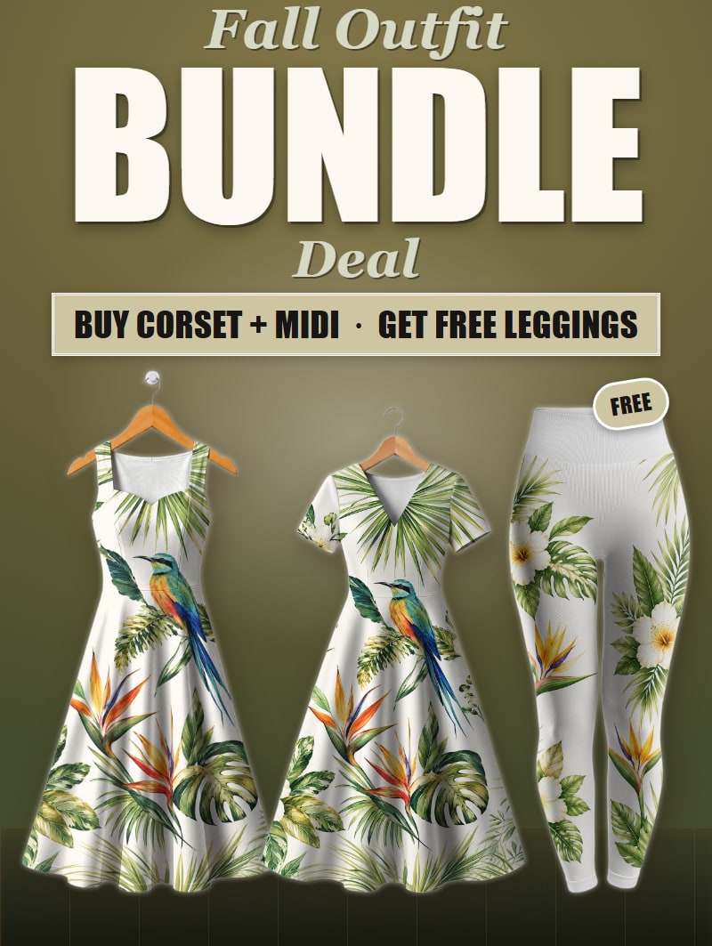 "Ndege" 2 Dresses + Free Leggings