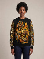 "Ndugu" Sweatshirt — front view on model