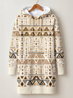 "Ngano" Hoodie Dress — front flat