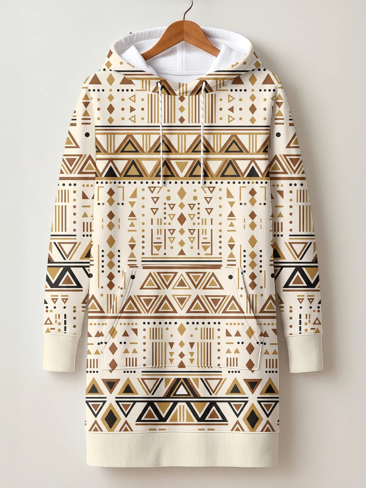 "Ngano" Hoodie Dress — front flat
