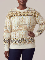 "Ngano" Sweatshirt — styled view on model